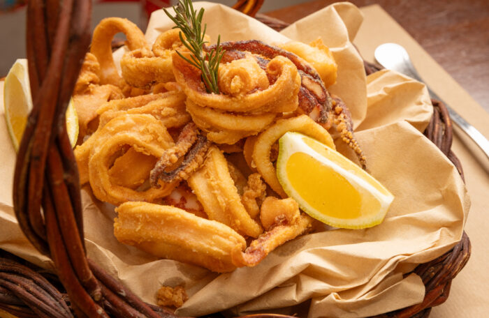 Frittura di Calamaro e Gambero di Mazara